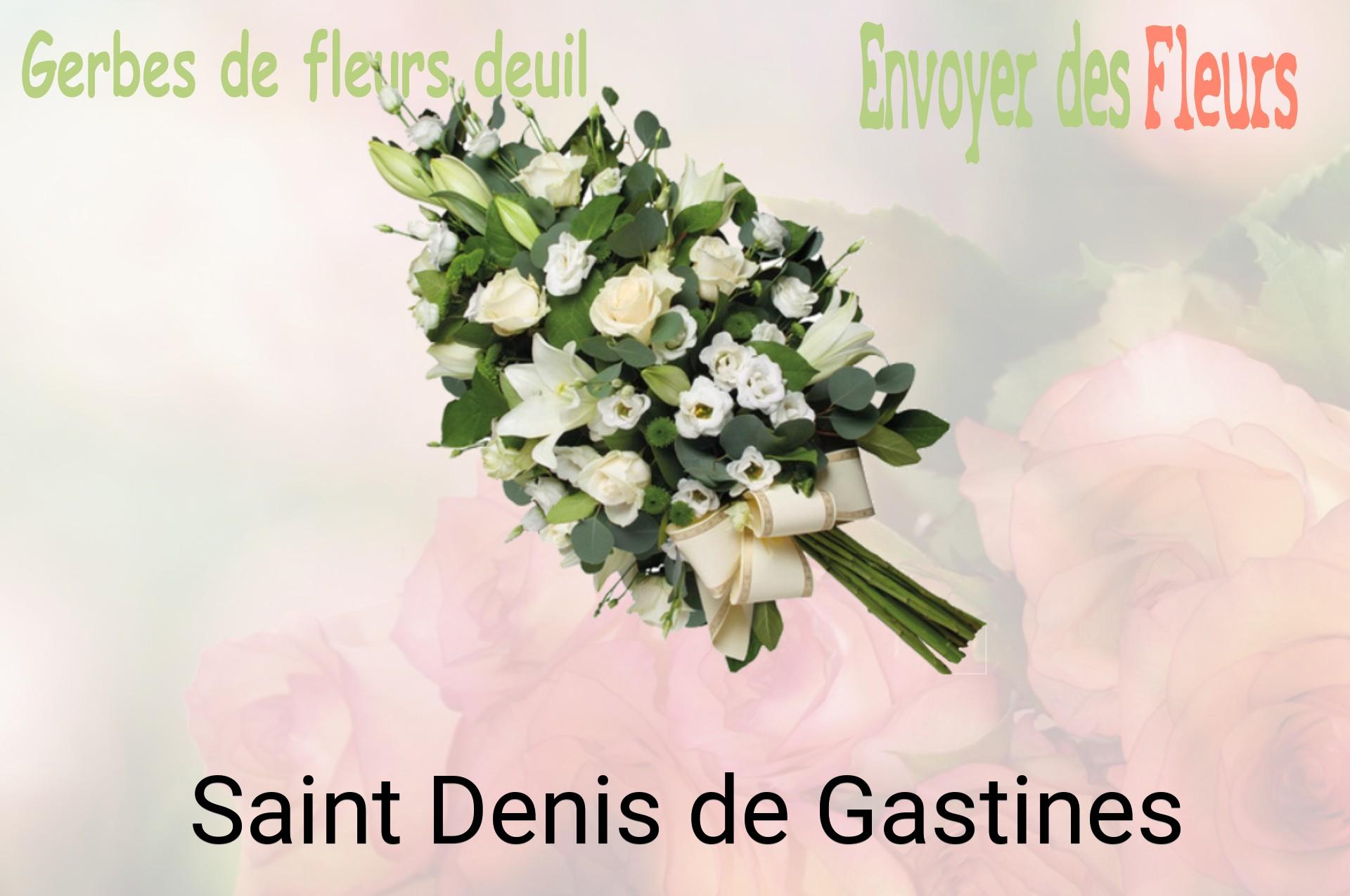 Gerbe de fleurs de deuil livrée à Saint-Denis-de-Gastines